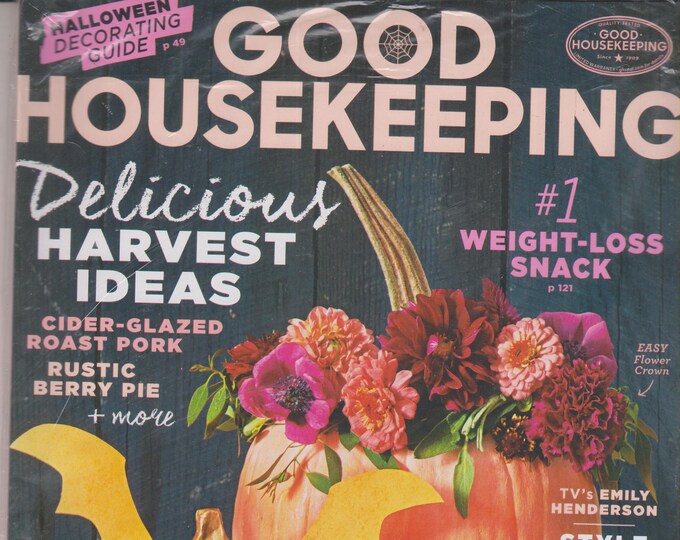 Good Housekeeping October 2015 Delicious Harvest Ideas   (Magazine: Home & Garden)