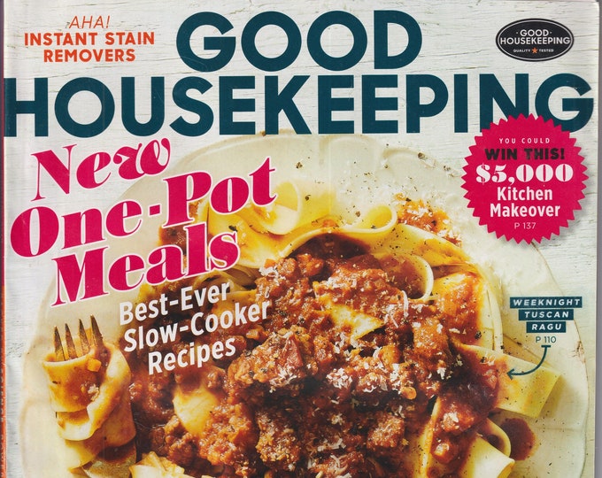 Good Housekeeping February 2017 One Pot Meals, Sleep Better, Healthy Skin (Magazine: Home & Garden)