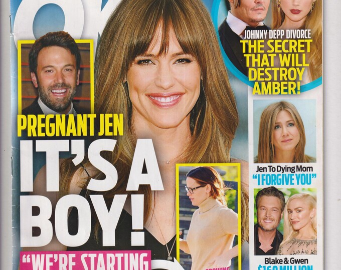 OK! June 13, 2016 Jennifer Garner, Johnny Depp, Jennifer Aniston, Blake Shelton, Gwen Stefani (Magazine: Celebrity, Gossip)