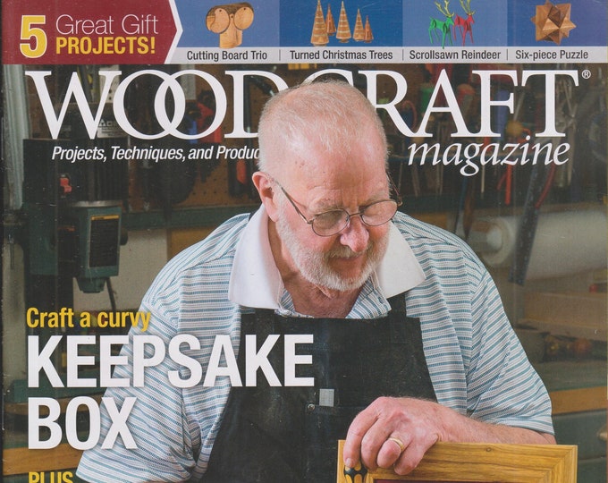 Woodcraft  December/January 2022 Craft a Curvy Keepsake Box   (Magazine: Woodworking, Crafts, Hobby)