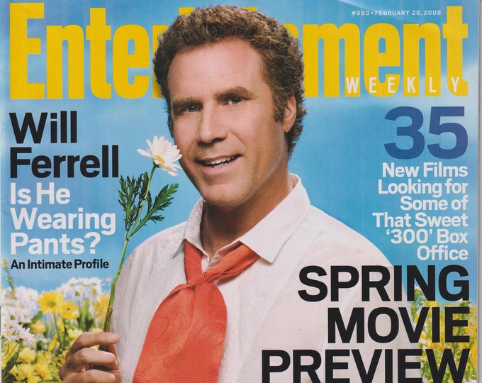 Entertainment Weekly February 29, 2008 Will Ferrell, Spring Movie Preview,"Lost" Juicy Details (Magazine: Movies, Music, Books, Celebrities)