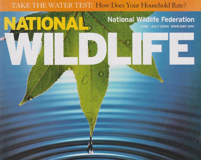 National Wildlife June July 2004 Special Issue - The Shape of Water in America  (Magazine: Wildlife, Nature)