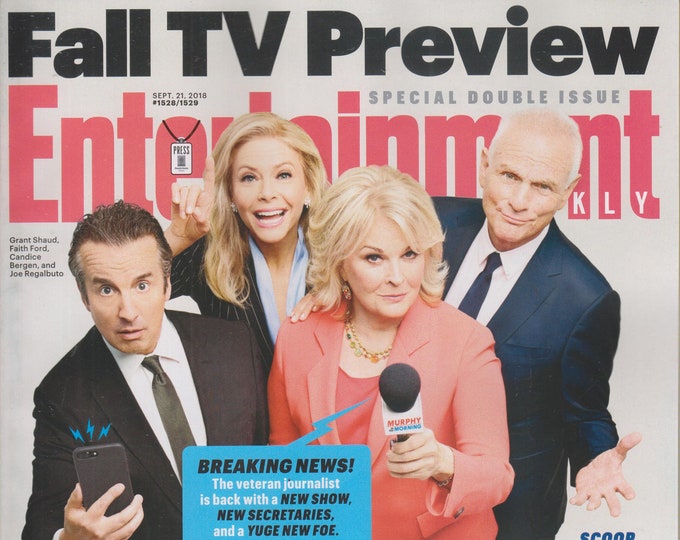 Entertainment Weekly September 21, 2018 Fall TV Preview - Candice Bergen Murphy Brown