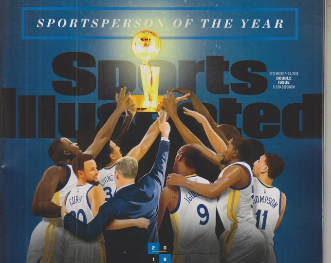 Sports Illustrated December 17-24, 2018 Golden State Warriors - Sportsperson of the Year 2018