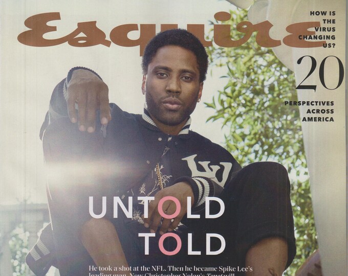 Esquire Summer 2020 The Untold Story of John David Washington  (Magazine: Men's, General Interest)