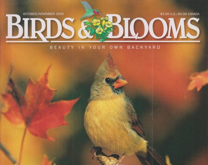 Birds & Blooms October/November 2005  Autumn Gardens (Magazine: Birds, Garden)