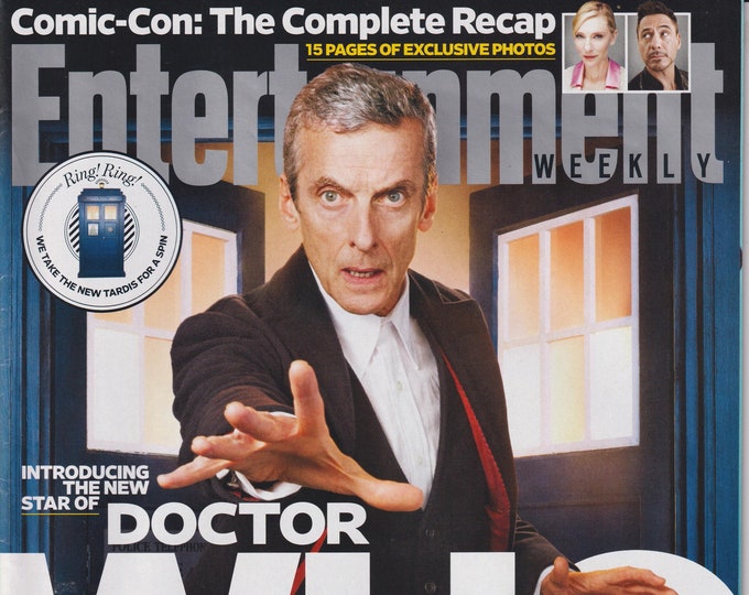 Entertainment Weekly August 8, 2014 Peter Capaldi Doctor Who  (Magazine: Movies, Music, TV)