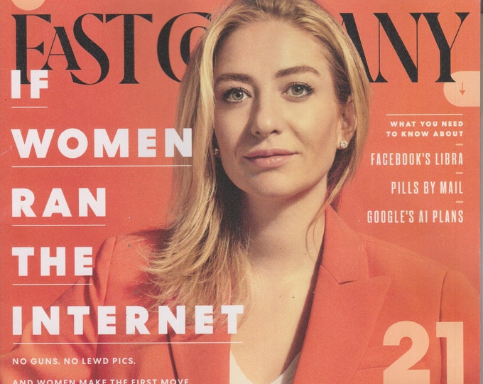 Fast Company October 2019 Whitney Wolfe Herd Bumble CEO - If Women Ran The Internet  (Magazine, Business)