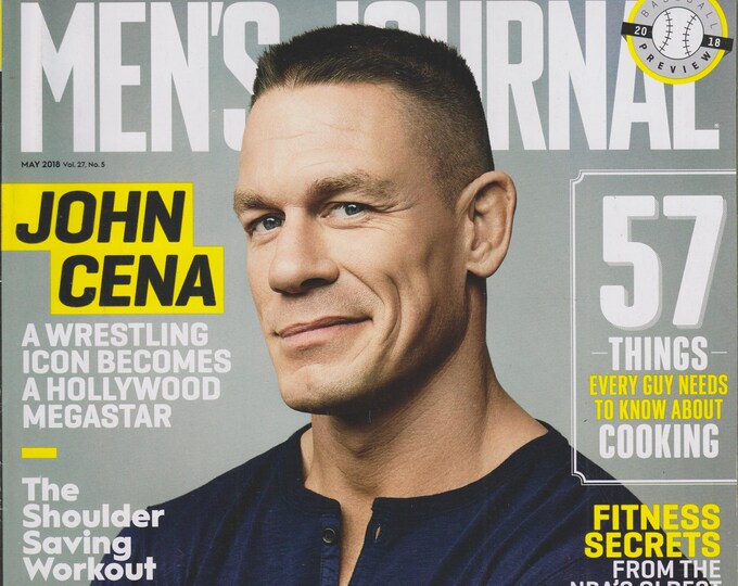 Men's Journal  May 2018 John Cena - Baseball Preview  (Magazine: Men's)