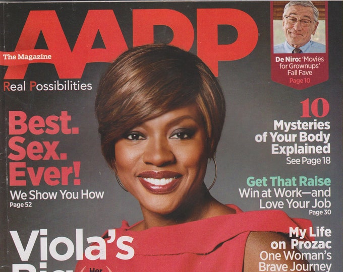 AARP August September 2015 Viola Davis, Get That Raise, Europe Now, Yo-Yo Ma, Mel Brooks, Shania Twain (Magazine: General Interest)