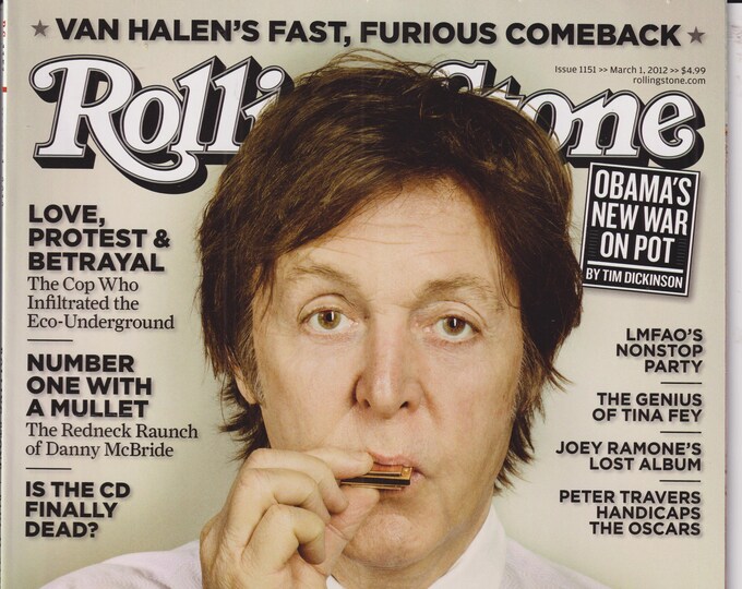 Rolling Stone March 1, 2012 Paul McCartney's FreshStart  (Magazine: Music,  Commentary)