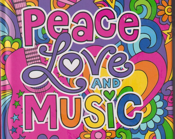 Peace, Love and Music Guided Journal by Jess Volinski  (Hardcover: Blank Journal, Self Help))