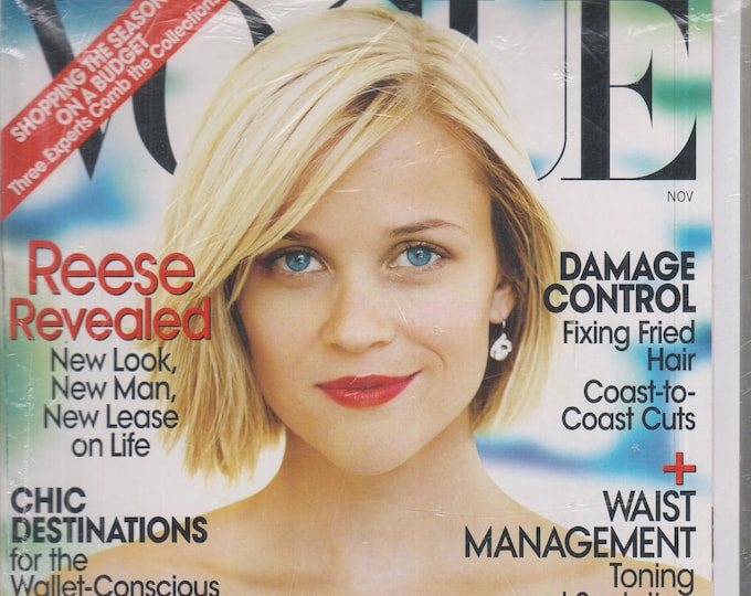 Vogue November 2008 Reese Witherspoon Revealed (Magazine: Fashion)