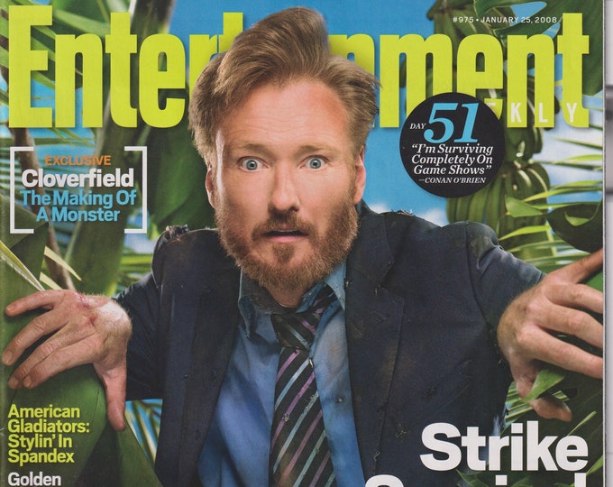 Entertainment Weekly  January 25, 2008 Conan O'Brien's Strike Diary  (Magazine: Movies, Music, Books, Celebrities)