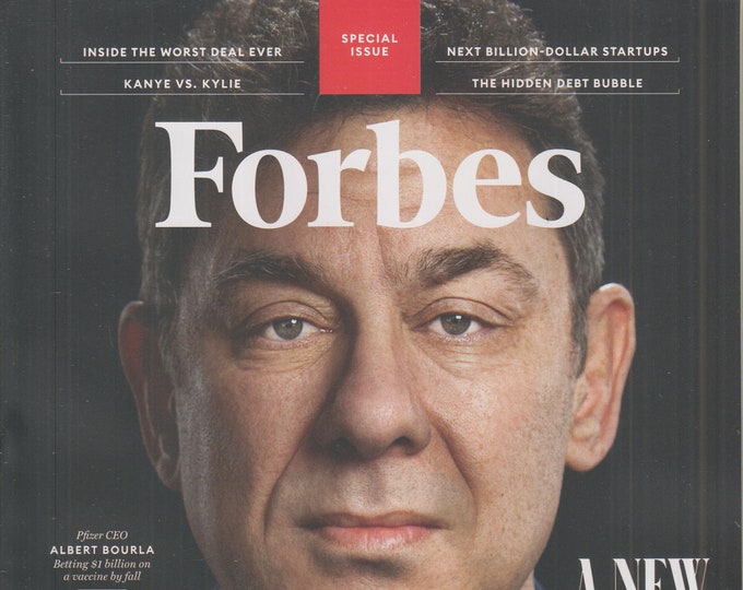 Forbes June July 2020 Albert Bourla - A New, Better Capitalism is Emerging Right Now.  (Magazine: Finance, Business)