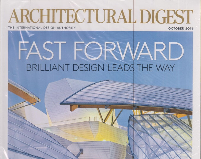 Architectural Digest October 2014 Fast Forward - Brilliant Design Leads the Way  (Magazine: Home Decor)