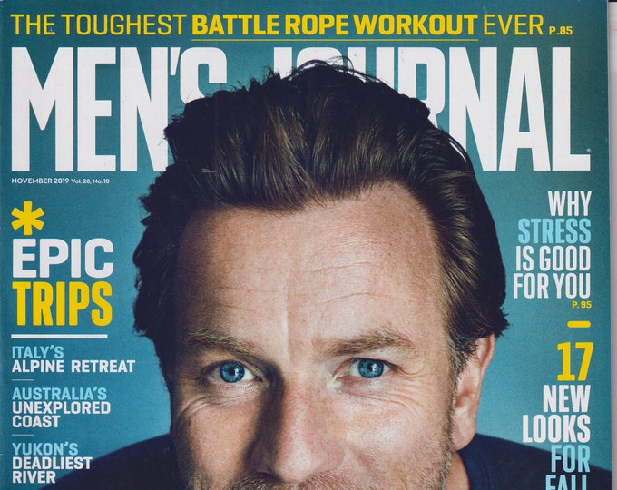 Men's Journal November 2019 Ewan McGregor - Obi-Wan is Back!  (Magazine: Men's)