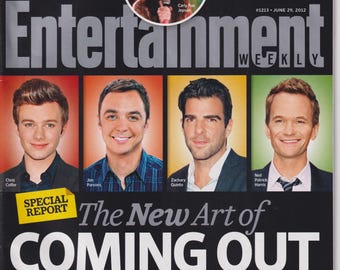 Entertainment Weekly June 29, 2012 Special Report The New Art of Coming Out, Carly Rae Jepsen (Magazine: Movies, Music, TV,  Celebrities)