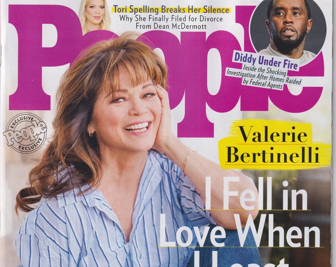 People April 15, 2024 Valerie Bertinelli, Diddy, Tori Spelling  (Magazine: Celebrity, Gossip)