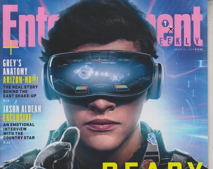 Entertainment weekly March 30, 2017  Tye Sheridan - Ready Player One