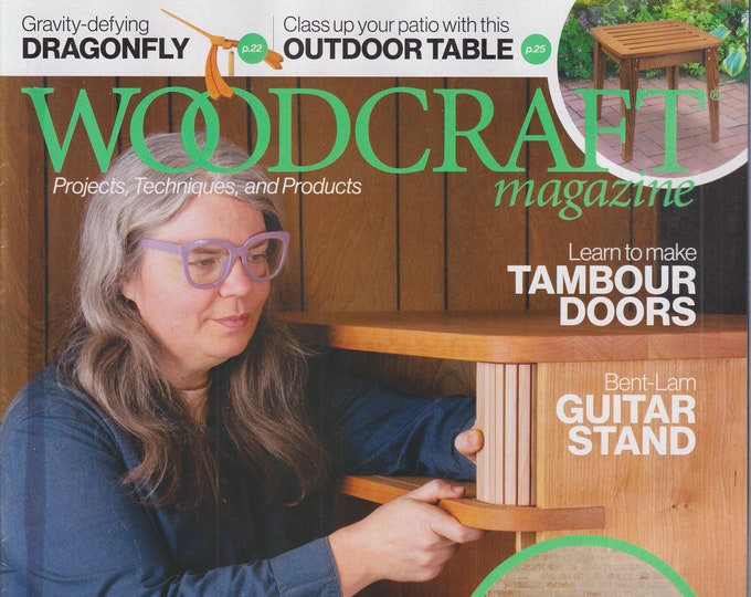 Woodcraft April May 2023 Build A Modern Sideboard, Learn to make Tambour Doors (Magazine: Woodworking, Crafts, Hobby)
