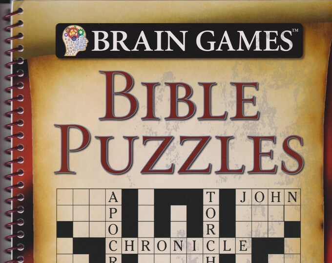 Brain Games Bible Puzzles (Spiral Bound: Activity Book, Puzzles, Pencil Puzzles) 2009