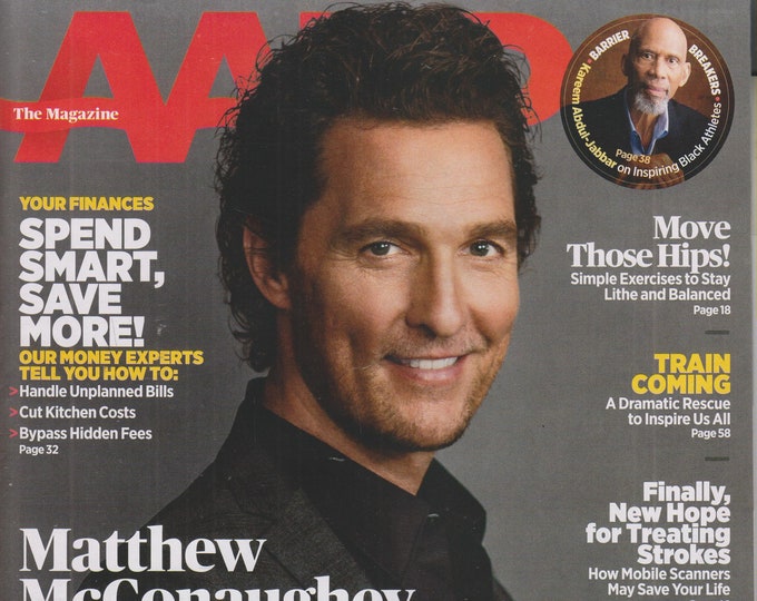 AARP June July 2021 Matthew McConaughey, Spend Smart, Save More; Healthy Summer Meals;  (Magazine: General Interest)