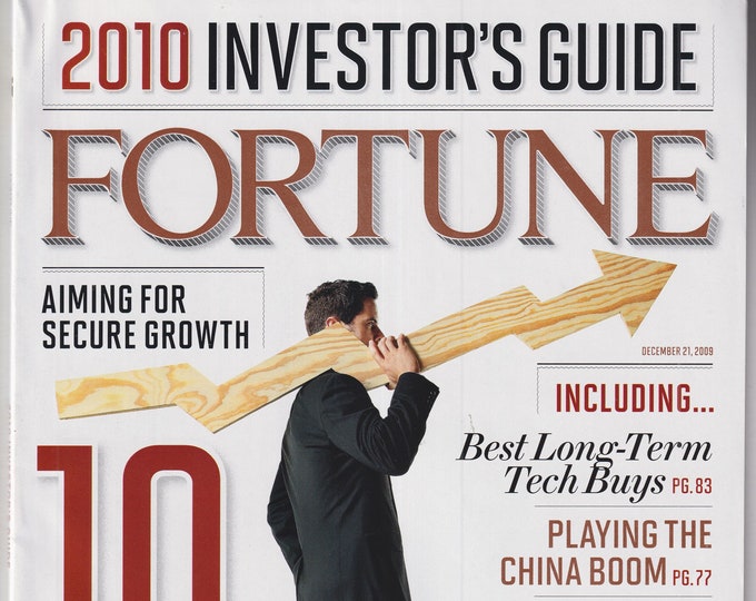 Fortune December 21, 2009 2010 Investor's Guide (Magazine: Business, Finance)