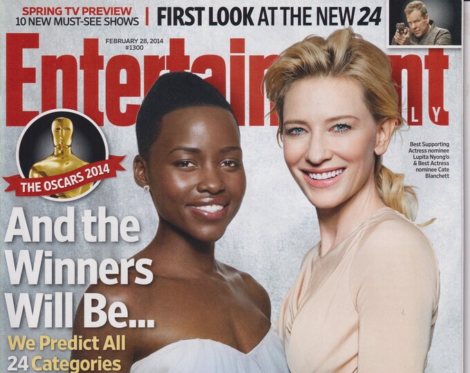 Entertainment Weekly February 28, 2014 Lupita Nyong'o and Cate Blanchett - The Oscars 2014 (Magazine: Movies, Music, TV)