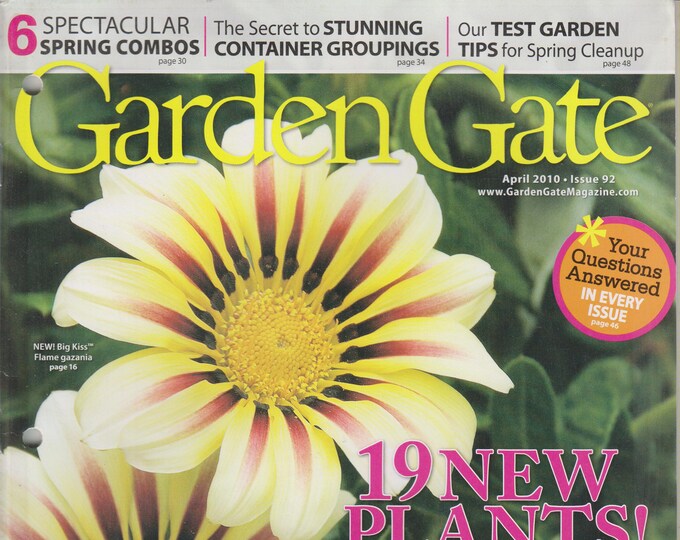 Garden Gate Magazine April 2010 6 Spectacular Spring Combos (Magazine: Gardening)