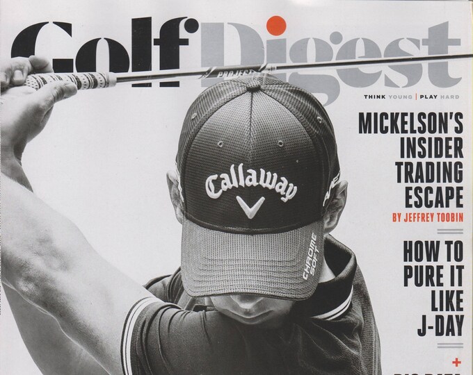 Golf Digest August 2017 Solid Strikes by Thomas Pieters (Magazine: Golf)
