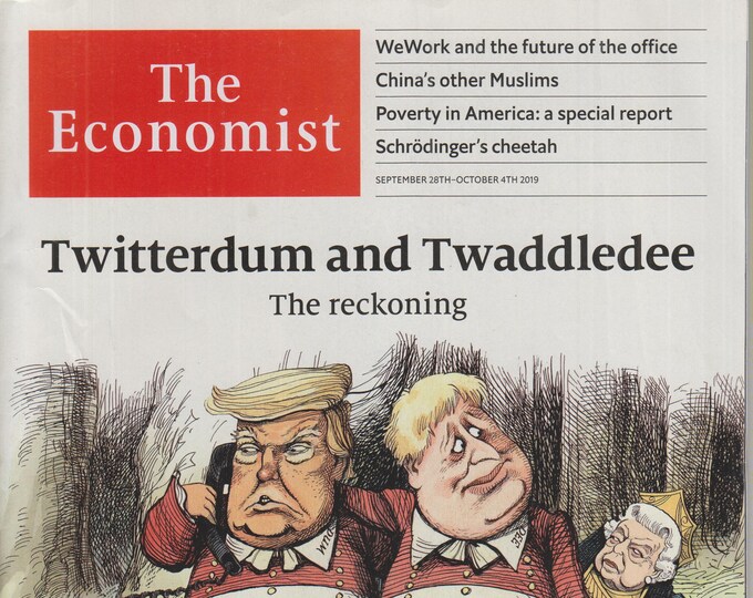 The Economist September 28 - October 4, 2019 Twitterdum and Twaddledee - The Reckoning (Trump and Johnson) (Magazine: Finance, Economy)