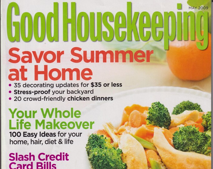 Good Housekeeping May 2009 Savor Summer At Home (Magazine: Home & Garden)