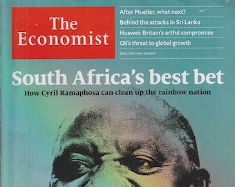 The Economist April 27 - May 3, 2019 Cyril Ramaphosa - South Africa's Best Bet   (Magazine: Finance, Economy)