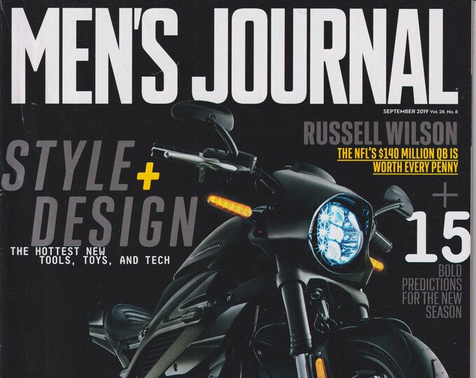 Men’s Journal September 2019   Style & Design - The Hottest New Tools, Toys and Tech  (Magazine: Men's)