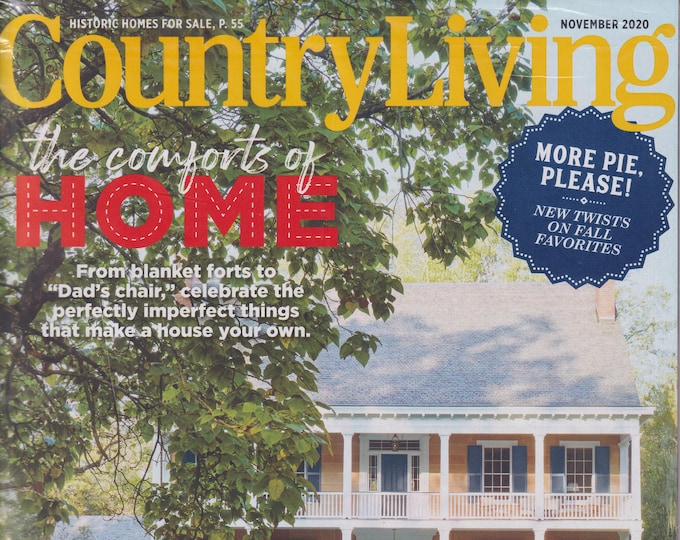 Country Living November 2020 The Comforts of Home  (Magazine: Home & Garden)