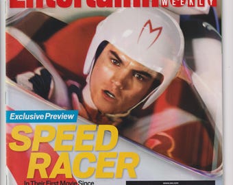 Entertainment Weekly April 4, 2008 Speed Racer, Battlestar Galactica, Gnarls Barkley, The Hills  (Magazine: Movies, Music, Celebrities)