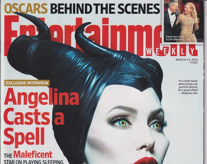 Entertainment Weekly March 14, 2014 Angelina Jolie - Maleficent (Magazine: Movies, Music, TV)
