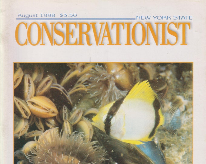 The Conservationist August 1998 Tropical Long Island, Barn Again, Black Bear (Magazine: Conservation, Nature, Environment, New York)