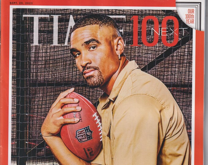 Time September 25, 2023 Jalen Hurts, 100 World's Rising Stars (Magazine: News,  Current Events)