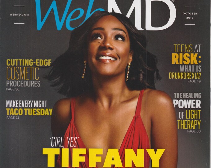 Web MD October 2018 Tiffany Haddish On The Power of Positive Thinking (Magazine: Health)