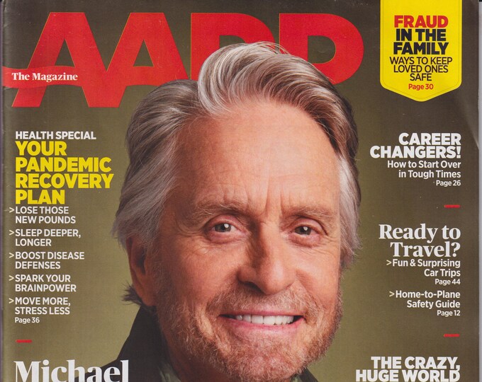 AARP April/May 2021 Michael Douglas, Your Pandemic Recovery Plan, Career Changers (Magazine: General Interest)