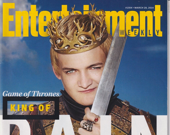 Entertainment Weekly March 28, 2014 Jack Gleeson Game of Thrones King of Pain  (Magazine: Movies, Music, TV)