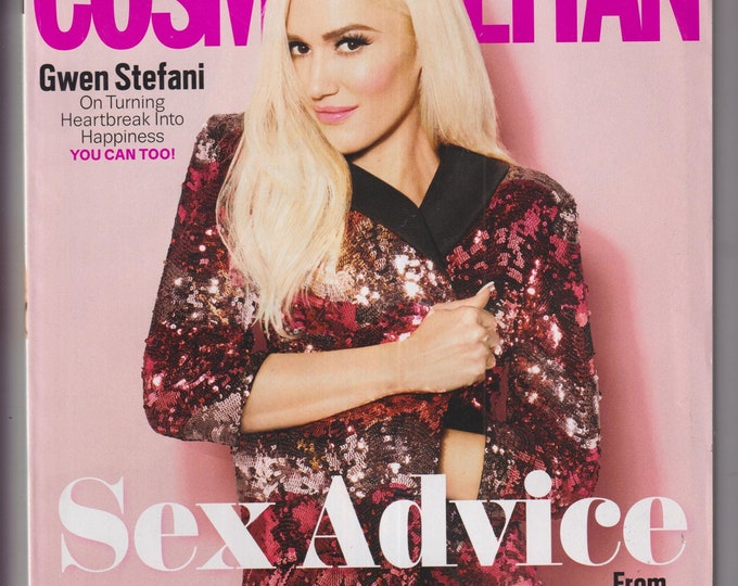 Cosmopolitan September 2016 Gwen Stefani Sex Advice From Around The World (Magazine: Lifestyle)