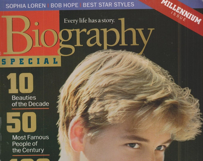 Biography Magazine December 1999 Prince William, Millennium Issue  (Magazine: Biography, Celebrities)
