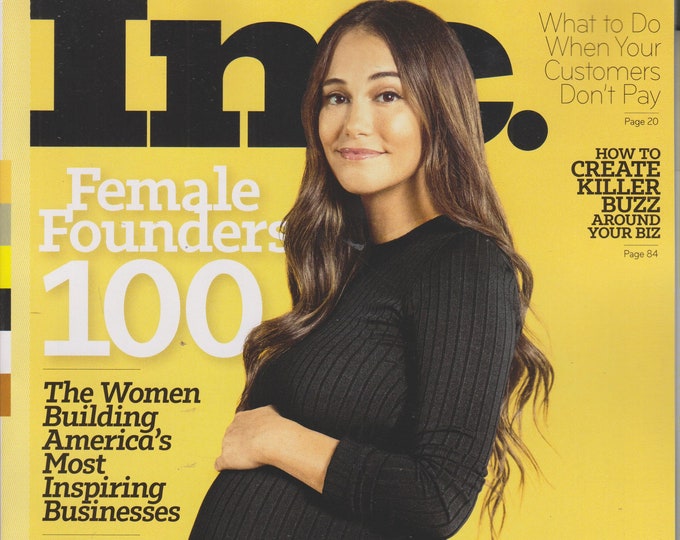 Inc.  October 2019 100 Female Founders - The Women Building America's Most Inspiring Businesses (Magazine: Business)