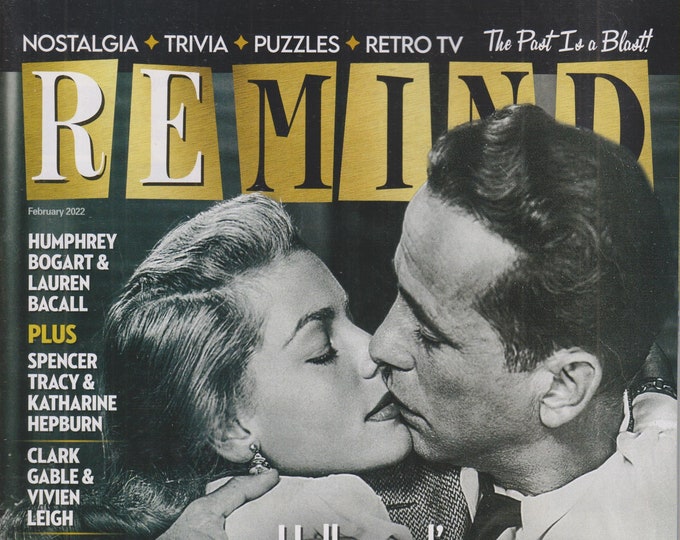 ReMIND February 2022 Bogart & Bacall Hollywood's Golden Couples  (Magazine: Nostalgia, Puzzles, Celebrities)