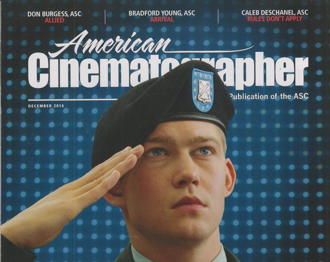 American Cinematographer Magazine December 2016 Billy Lynn's Long Halftime Walk John Toll, ASC  (Magazine: Entertainment, Movies)