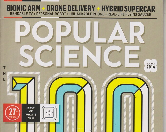 Popular Science December 2014 100 Greatest Innovations of the Year (Magazine: Science & Technology)