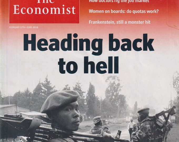 The Economist February 17-23, 2018 Congo In Peril, Tech Race, Women on Boards (Magazine: Finance, Economy)